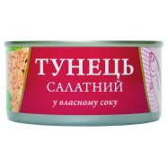 Тунец Fish Line салатный в собственном соку 185г