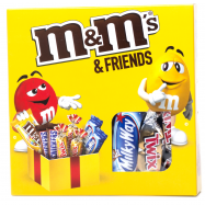 Набір M&M`s and Friends драже, батончиків та печива 201г - Фото