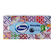 Салфетки Zewa Everyday косметические 2-х слойные 100шт/уп - Фото