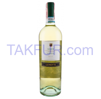 Вино Lenotti Soave полусухое белое 12.5% 0.75л - Фото
