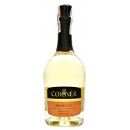 Вино Corner Prosecco Treviso игристое сухое белое 11% 0,75л - Фото