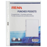 SIGMA ФАЙЛИ ПРОЗОРІ A5 100ШТ - Фото