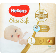 Подгузники Huggies Elite Soft 1 размер для детей 3-5кг 25шт - Фото