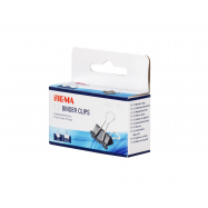 Біндер Sigma 25мм 12шт чорні - Фото