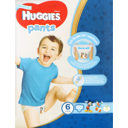 Подгузники-трусики Huggies 6 разм для мальчиков 15-25кг 60шт - Фото