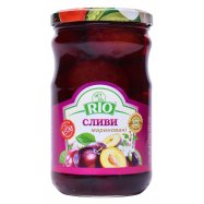 Сливы Rio маринованные пастеризованные 670г - Фото