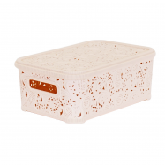 Корзина Ажур с крышкой 7,5 л - Фото