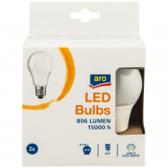 ARO LED ЛАМПА А60 8,5W 4000K Е27*2 - Фото