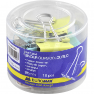 Биндеры Buromax №ВМ.5354 цветные 25см 12шт - Фото