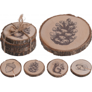 ПІДСТАВКА ПІД ГАРЯЧЕ ДЕРЕВ 4ШТ - Фото