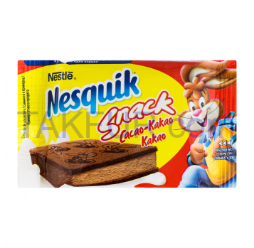 Пирожное бисквит Nesguik Snack Lapte-Мляко с какао-мол 26г - Фото