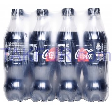 Напиток Coca-Cola Zero безалкогольн сильногазированный 500мл - Фото