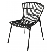 Стул Tarrington House плетеный черный - Фото