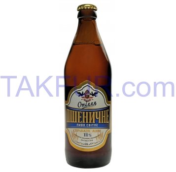 Пиво Опілля Пшеничное светлое 4,1% 0,5л - Фото