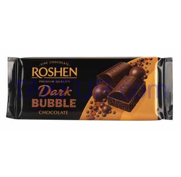 Шоколад Roshen пористый экстрачерный 85г - Фото