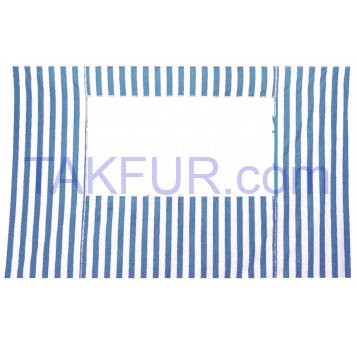 Сторона павильона Tarrington House бело-синяя 2.9x1.9м - Фото