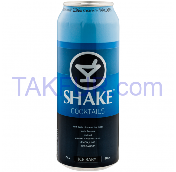 Напиток слабоалкогольный Shake Ice Baby 7% 0.5л - Фото