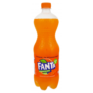 Напиток Fanta б/а с/газ с апельсиновым соком 1л - Фото
