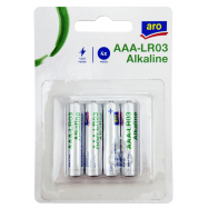 ARO БАТАРЕЙКИ ALK AAA 4ШТ - Фото