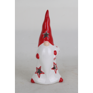 TH NY САНТА  КЕРАМ.ЧЕРВ.15.5 СМ - Фото