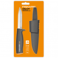 Нож общего назначения Fiskars с чехлом K40, 22,5 см, 70г - Фото