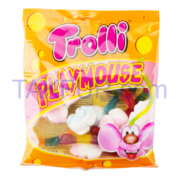 Конфеты Trolli Playmouse жевательные фруктовые 100г - Фото