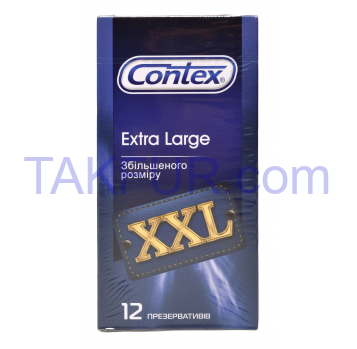 Презервативы Contex Extra Large увеличенного размера 12шт - Фото
