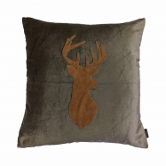 TH ПОДУШКА ДЕК  ОЛЕНЬ 45Х45СМ - Фото