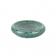 Тарелка дутая 18 смтиффани бирюза - Фото