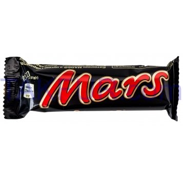 Батончик Mars с нугой и карамелью покрытый мол/шоколадом 51г - Фото