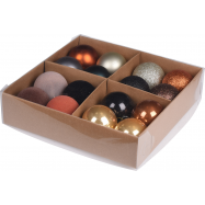 НАБІР ПРИКРАС 16 ШТ 6 СМ ПОМАР - Фото