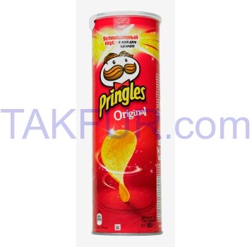 Чипсы Pringles Original картофельные 165г - Фото