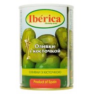 Оливки Iberica с косточкой 420г