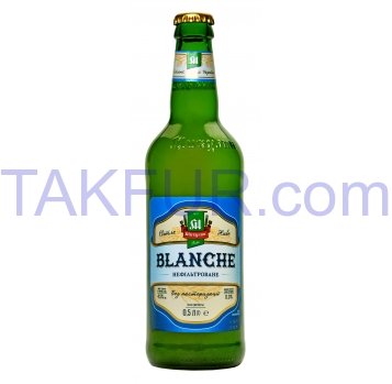 Пиво Микулин Blanche светлое нефильтрованное 4.5% 0,5л - Фото