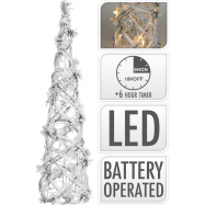 LED ФІГУРА КОНУС 20X20X80CM - Фото