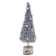 Елка Yes! Fun Серебро декоративная 0,25 м. - Фото