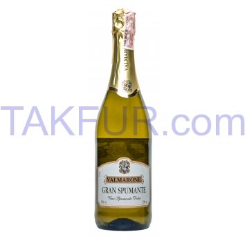 Вино игристое Valmarone Гран Спуманте Дольче сл/б 9,5% 0,75л - Фото