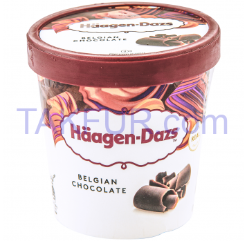 Haagen-Dazs мороженное с бельгийским шоколадом 400г - Фото