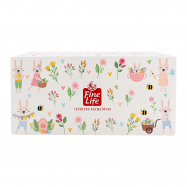 Салфетки Fine Life бумажные косметические двухслойн 200шт/уп - Фото