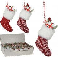 ПІДВІСКА ШКАРПЕТКА Д/ПОДАР В АС - Фото