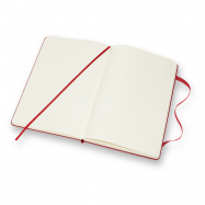 Записная книга Moleskine Classic средняя без линовки Красная - Фото