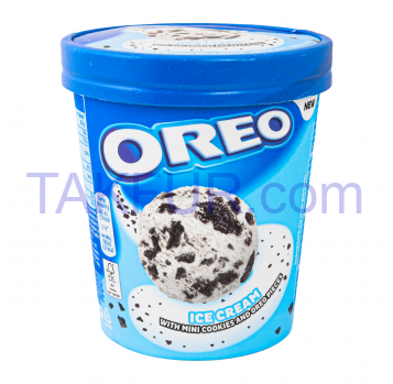 Мороженое Oreo со вкусом ванили с кусочк печенья 324г - Фото