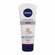 Бальзам для рук Nivea 3в1 SOS с пантенолом 100мл - Фото