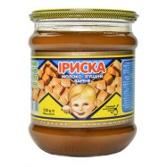 Молоко сгущенное Первомайський МКК Ириска варен нежирн 530г - Фото