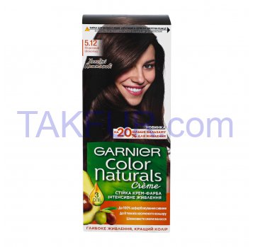 Крем-краска для волос Garnier №5.12 Color Naturals 1шт - Фото