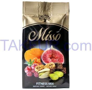 Ассорти Misso Fitness Mix ягод сушеных и ядер фисташки 125г - Фото
