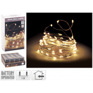 ГІРЛЯНДА ВНУТР 40ЛЕД ТЕПЛА 2,1М БАТАР - Фото