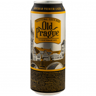 Пиво Old Prague светлое солодовое фильтрован 4,8% 0,5л ж/б - Фото