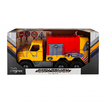 Игрушка Tigres City Truck Мусоровоз №39369 для детей 1шт - Фото