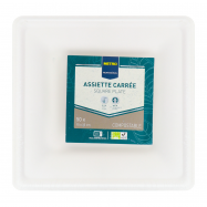 Тарелка Metro professional №411312 однораз 15*15см 50шт/уп - Фото